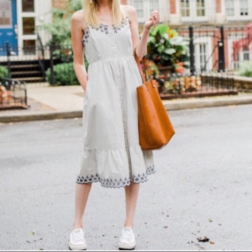 Madewell Summer dress Spaghetti straps midi spring